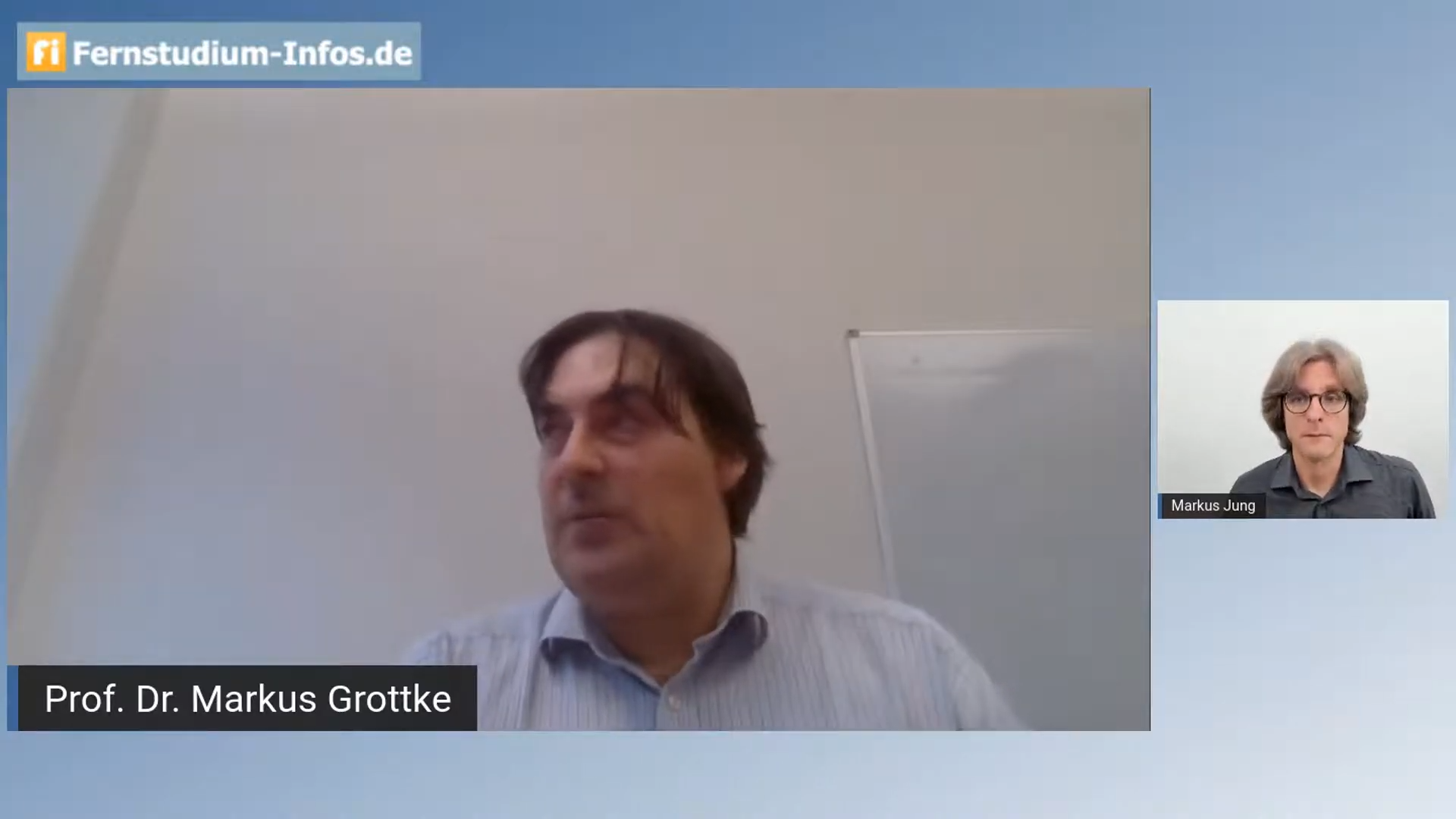 Prof. Dr. Markus Grottke interviewt von Markus Jung