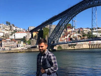 Alexandre Pimenta am Hafen in Porto