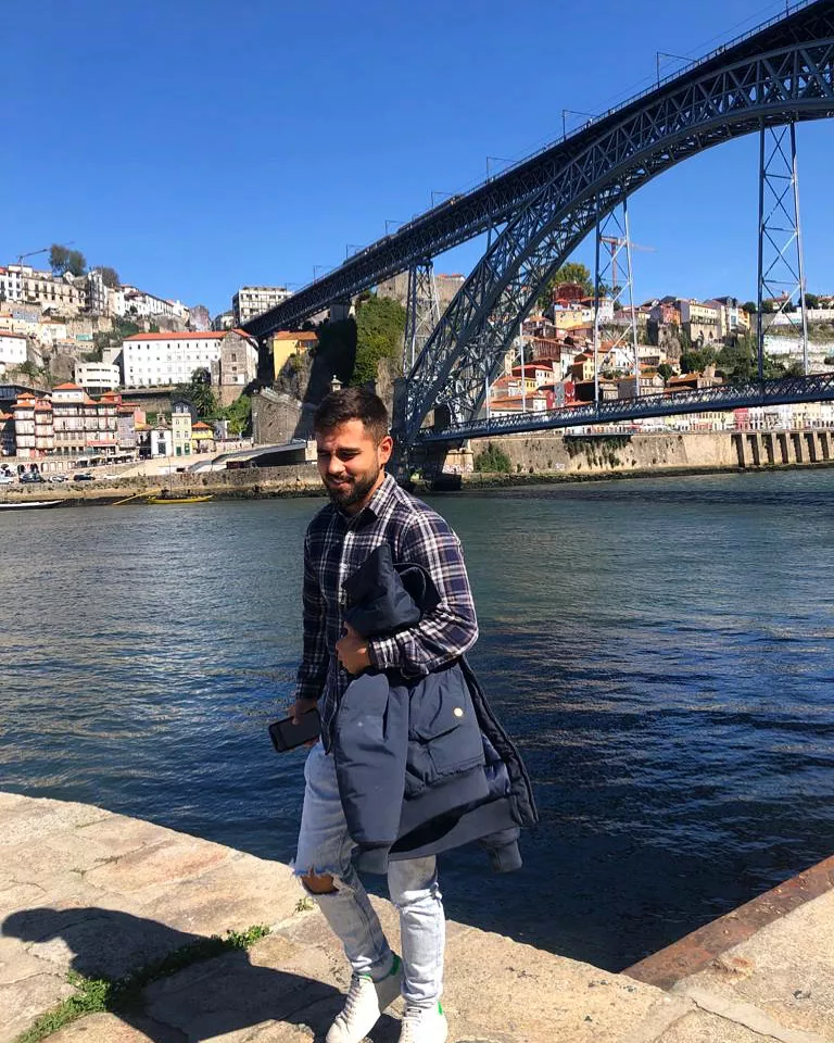 Alexandre Pimenta am Hafen in Porto
