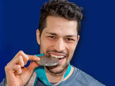 Sinan Akdag beißt auf seine Silbermedaille
