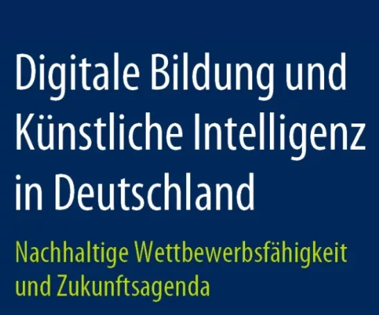 Buchcover: Digitale Bildung und künstliche Intelligenz in Deutschland
