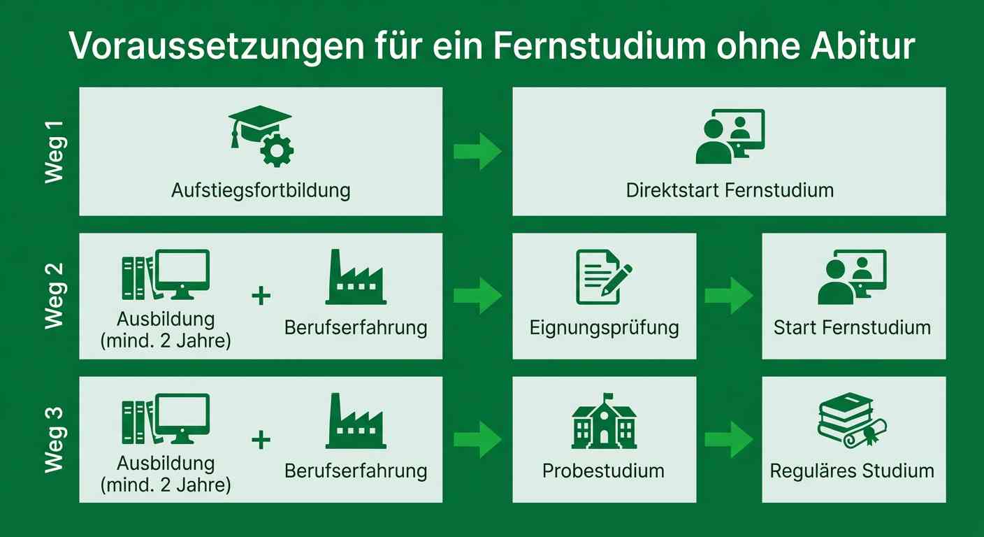 Studium ohne Abitur Grafik